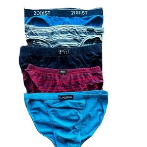 5 mens briefs- size small